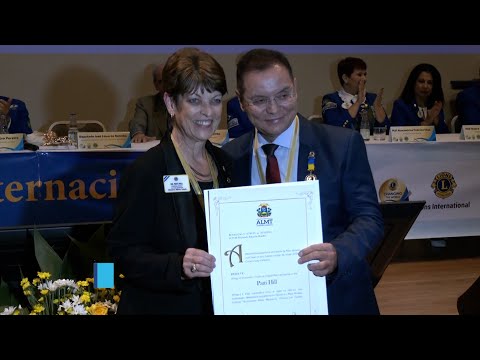 Presidente mundial da Fundação Lions Internacional recebe o título de Cidadã Mato-grossense