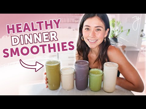 5 HEALTHY DINNER SMOOTHIES FOR WEIGHT LOSS🙌