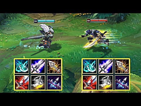 YASUO vs MASTER YI FULL BUILD FIGHTS