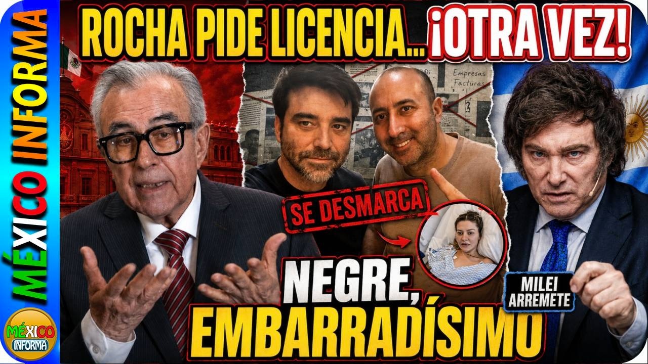 ¿QUE VA A PASAR CON ROCHA? VOLVIÓ A PEDIR LICENCIA.CASO CERIMEDO SIGUE SACANDO LO PEOR DE LA DERECHA