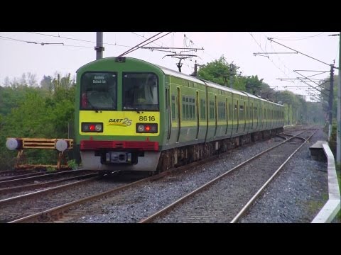 Dart Train number 8616 - Clontarf Road, Northbound