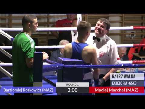 BARTŁOMIEJ ROŚKOWICZ vs MACIEJ MARCHEL (65 kg)