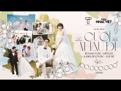 Cưới Nhau Đi (Yes I Do)-Bùi Anh Tuấn, Hiền Hồ&100 cặp cô dâu chú rể|Gala Nhạc Việt Bài Hát Của Tháng