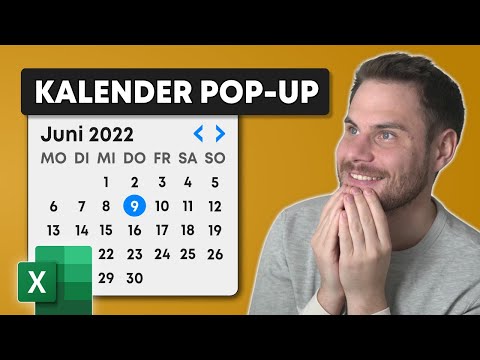Datum per Kalender Pop-Up in Excel einfügen