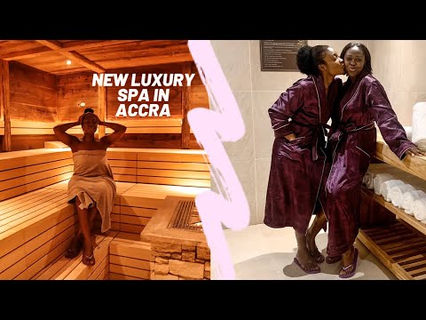 VLOG: New Luxury Spa in Accra | Birthday Treat | Kempinski Resense Spa | JES ISCAH