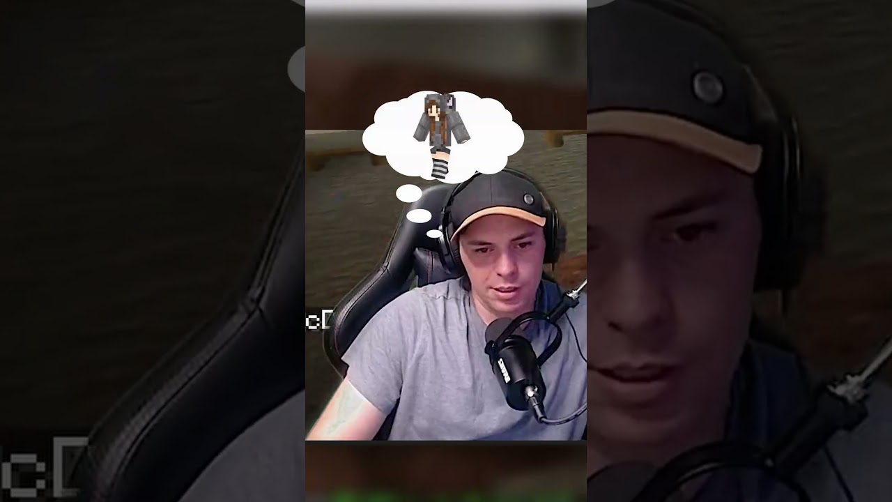 Bro wants a minecraft goth girl skin