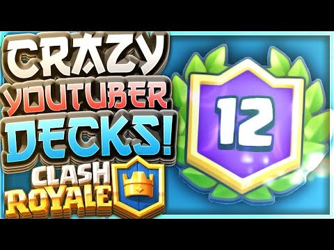 12 WIN YOUTUBER CHALLENGE!! Pro Tips & Tricks (Stream Highlights #15) — Clash Royale