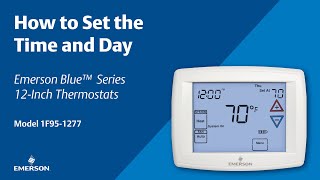 Emerson 1F95-1277 | Setting Time and Day