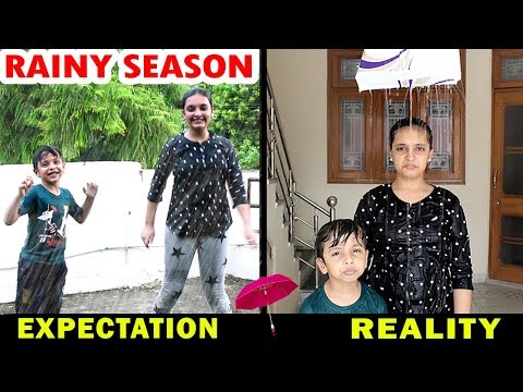 RAINY SEASON - Expectation vs Reality - Monsoon Aayu and Pihu Show