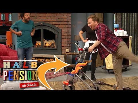 Rollator der Zukunft: "das Ding wird die Welt verändern!" | Halbpension mit Schmitz | SAT.1