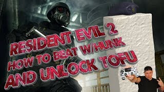 Resident Evil 2 - How To Beat 4Th Survivor w/Hunk And Unlock Tofu