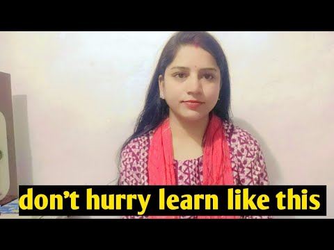 Don't hurry learn this language step by step 