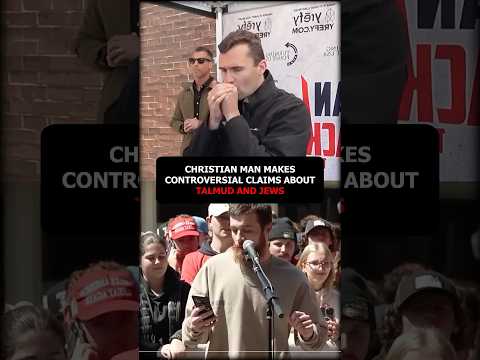 Ein Christ stellt umstrittene Behauptungen über den Talmud und die Juden auf.