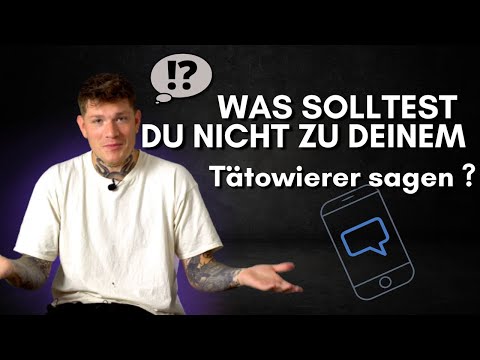 Was solltest du NICHT zu deinem Tätowierer sagen ? | VEAN TATTOO Deutschland
