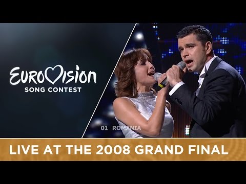 Nico & Vlad - Pe-o Margine De Lume (Romania) LIVE 2008 Eurovision Song Contest