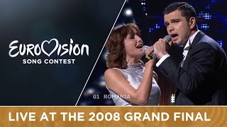 Nico & Vlad - Pe-o Margine De Lume (Romania) LIVE 2008 Eurovision Song Contest