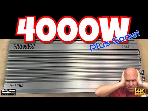 Sweet Power, Salty Price? Sundown Audio SALT 4 Amp Dyno Test and Review [4K}