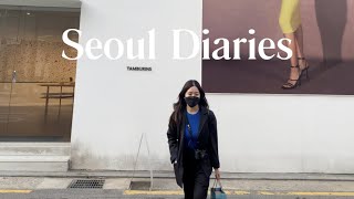 Korea Vlog 🇰🇷 | BTS dorm cafe, shopping at Hongdae, Apgujeong, Myeongdong 🛍🛒
