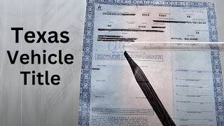How to Transfer a Texas Vehicle Title