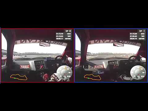 Craig Davies, Steve Soper Brooklyn RS500 test at Donington 2021