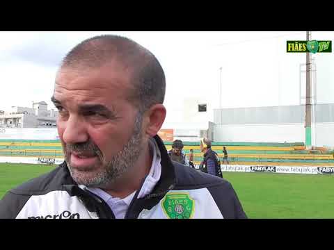 Flash Interview Fiães SC x SC Beira Mar   Taça PECOL 17/18 Créditos Fiães TV