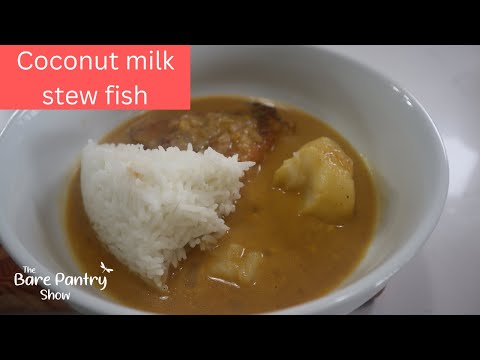Belizean Coconut Milk Stew Fish
