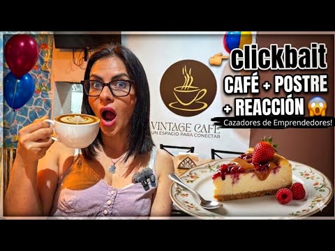 ¡Descubrimos Vintage Café! 😱☕ Comida, postres y ambiente único