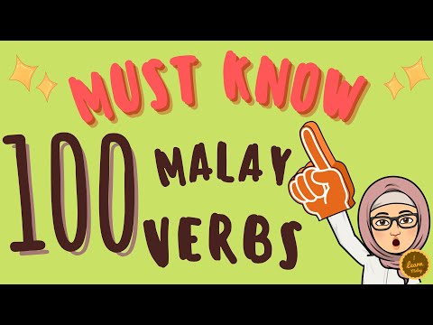 100 Malay Verbs You Must Know | Spoken Malay Essentials 🔥
