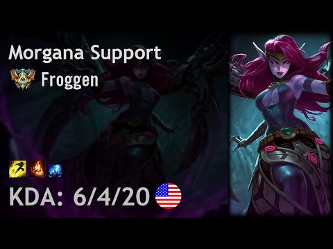 Morgana Support vs Janna - Froggen - NA Challenger Patch 6.23