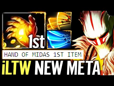 🔥 iLTW Juggernaut NEW META — Hand of MIDAS 1st Item MAX FARM + 2x Omnislash Dota 2 Pro