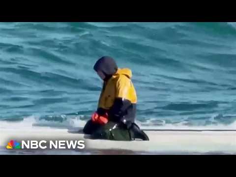 Teen rescued after days stranded in the waters off Alaska