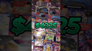 $4300 Pokemon sealed collection #pokemon #pokemoncards #pokemoncommunity #pokemontcg #packopening