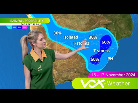 16-17 November 2024 | Vox Weather WEEKEND Forecast