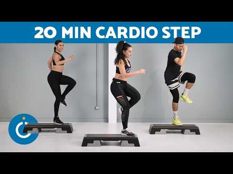 20-MINUTE STEP CLASS 🥵 Step Routine for Beginners