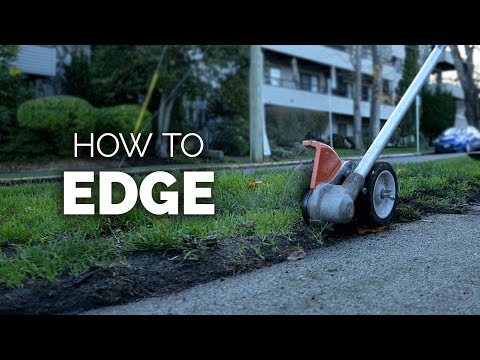 The Best Way to Edge an Overgrown Sidewalk