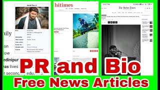 Free News Publish - Bio Articles - PR Marketing - 2021 New Tricks