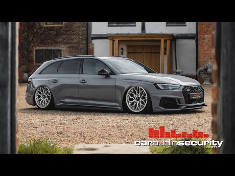 Audi RS4 on Air Lift & Rotiform SGN | Car Audio & Security