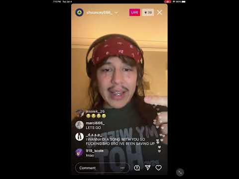 💟✨ Chauncey666 being Chauncey666 for 3 mins straight ✨💟 (1.4.22 Ig live)