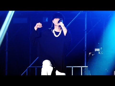 180803 부산 언리밋 힙합 윤진영(Clloud) 직캠 - 고등래퍼 싸이퍼 + 팀대표결정전 벌스