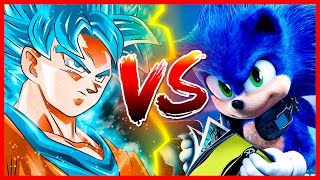 GOKU VS SONIC - BATALHA MORTAL
