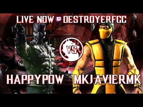 Mortal Kombat X: Happy Pow vs MkJavierMk FT10 LIVE!