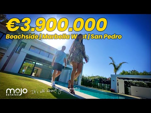 Inside a NEW Modern Beach Side Villa in San Pedro | Property Tour