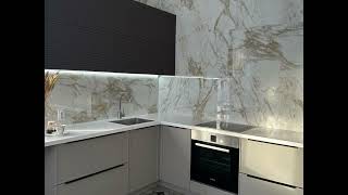 Современная угловая серая кухня Проект 64 фото 3