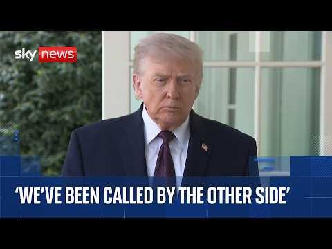 US President Donald Trump says Iran wants deal 'very badly'