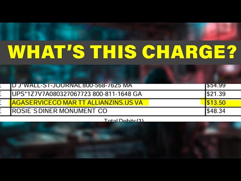 Agaserviceco Mar Tt Alliazins US VA Charge On Credit Card - Here’s Why You Have It In Your Account!