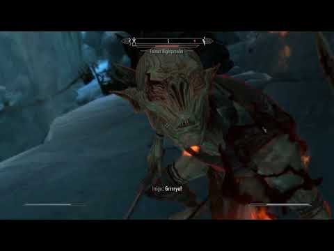 TESV: Dawnguard, Touching the Sky part 6 no commentaries: Glacial Crevice and Diamond Paragon