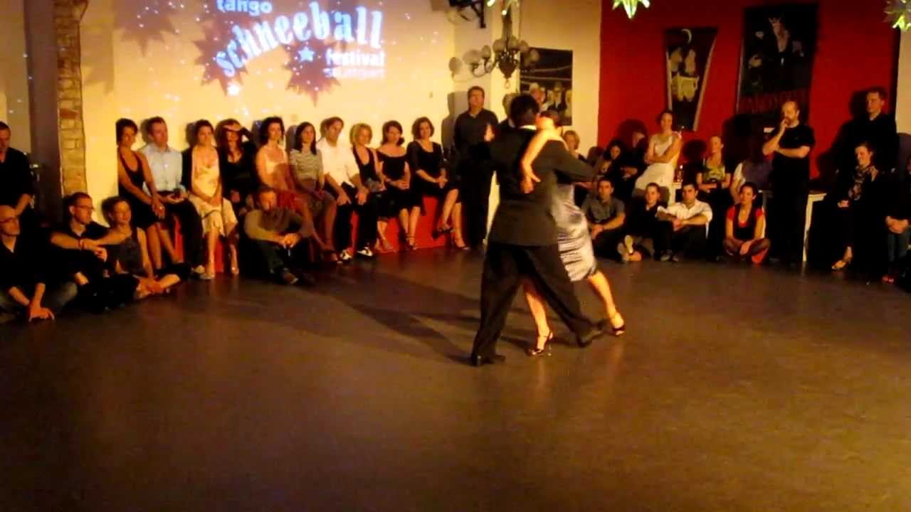 Dominic Bridge and Sigrid Van Tilbeurgh, Tango Schneeball Festival 2012, Stuttgart 1/4