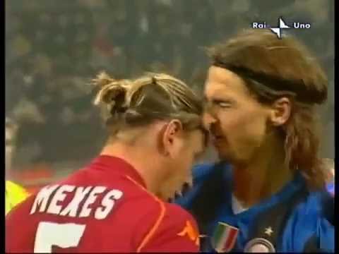 Zlatan Ibrahimovic vs Philippe Mexes in Roma-Inter