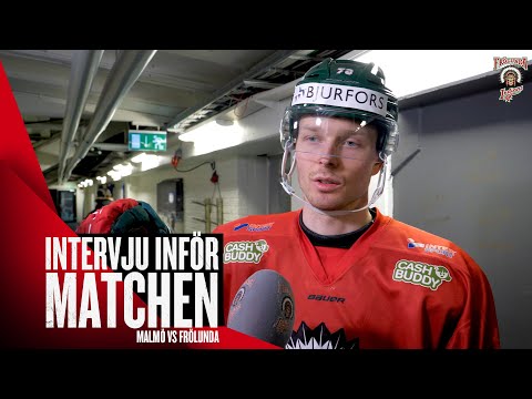 Frölunda: Youtube: Frölunda Indians Daily: Christoffer Ehn inför Malmö