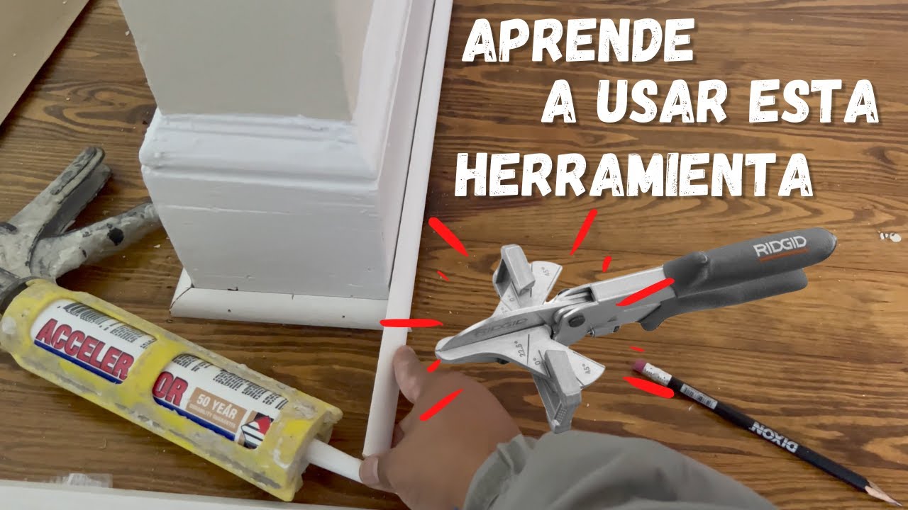 como poner el QUARTER ROUND facil con esta herramienta